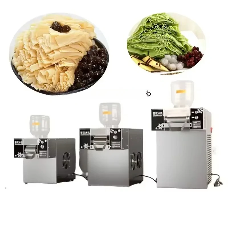 2026-Automatic Commercial Ice Cream Machine Milk Ice Cream Snow Flake Ice Machine