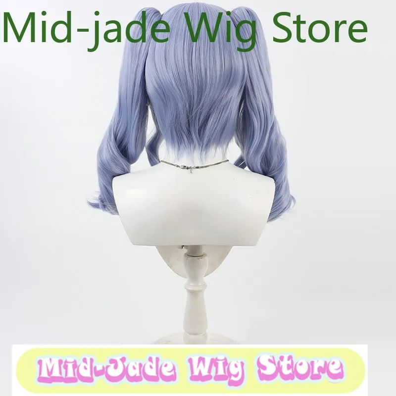 منتصف اليشم متجر شعر مستعار VSPO Kuromu Yano شعر مستعار تأثيري-الذيول التوأم الشعر الاصطناعية أنيمي لعبة لعب الأدوار أداء حفلة الهالوين #4