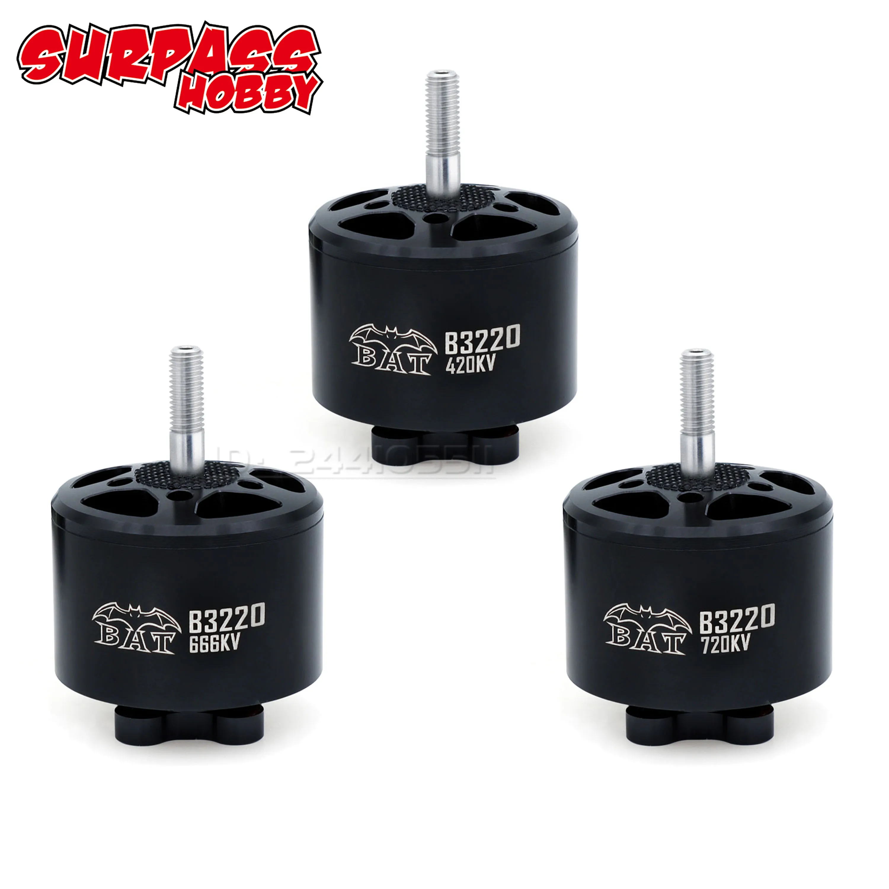 

1/2/4pcs Surpass Hobby 3220 420KV 666KV 720KV FPV Brushless Motor for RC Racing Drone Multirotor 10in Frame DIY 1050 9045 Prop