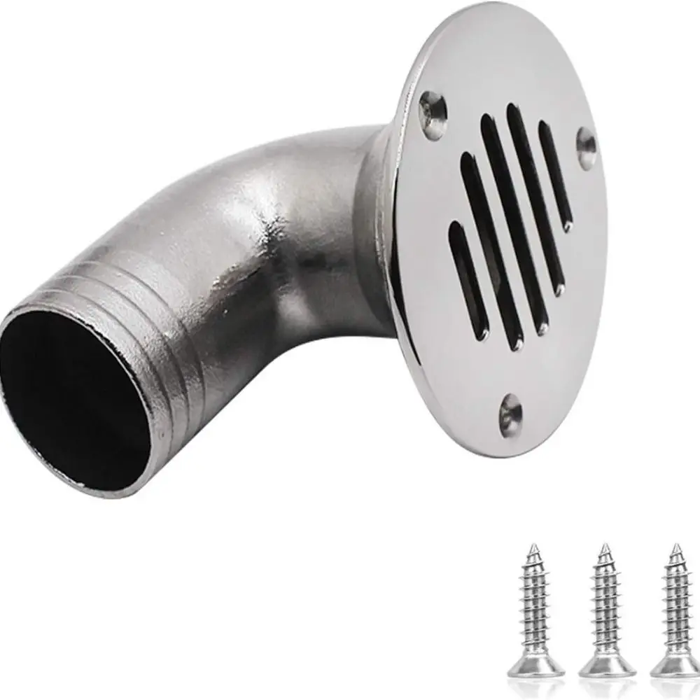 

Rust Prevention Bend Outlet Sturdy 90 Degrees Bend Drainage Outlet Easy To Install Strong Stability Bend Floor Drain Yacht