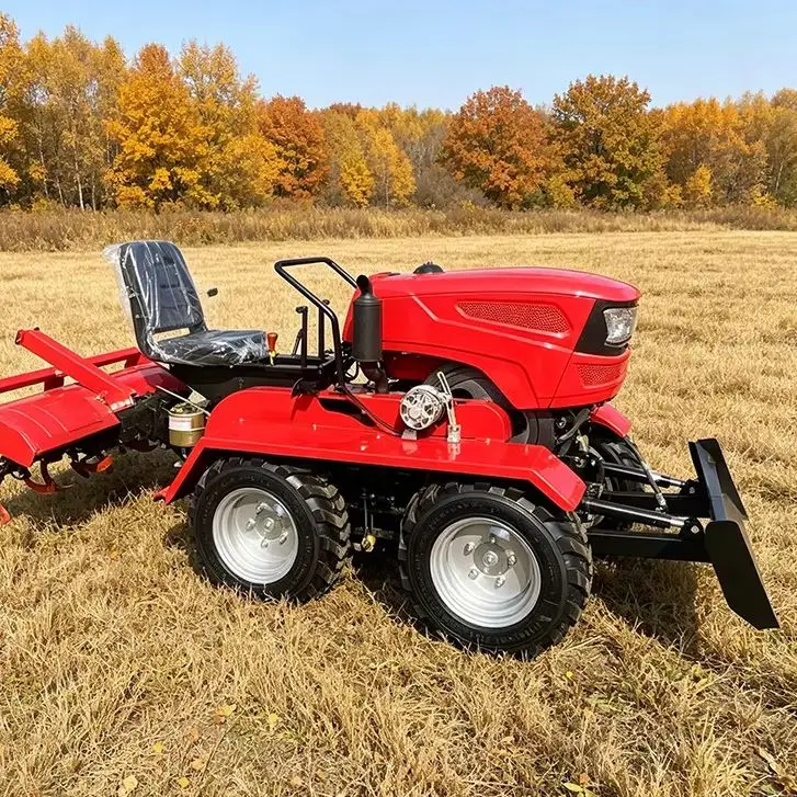 

Индивидуальный четырехколесный роторный культиватор, колесный микрокультиватор и трактор для вспашки, полноприводный гусеничный культиватор