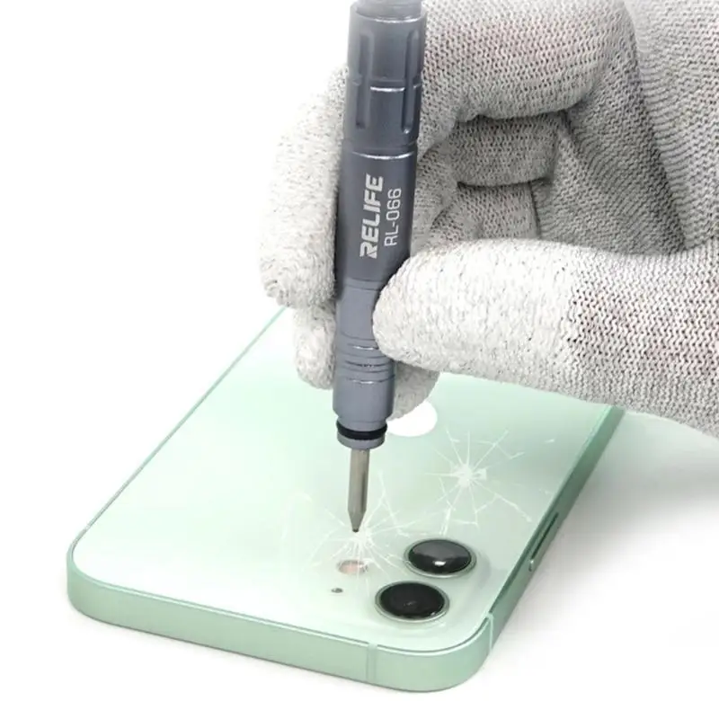 652F RL-066 Back Cover Camera Glass Break Pen for Mobile Phone Rear Glass Cover Breaker Demolishing Pen Blasting Tools