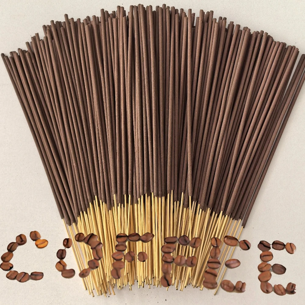 High-Grade Coffee-Scented Incense Sticks, Made of Natural Fragrance Powder, a Must-Have for Home with Long-Lasting Fragrance