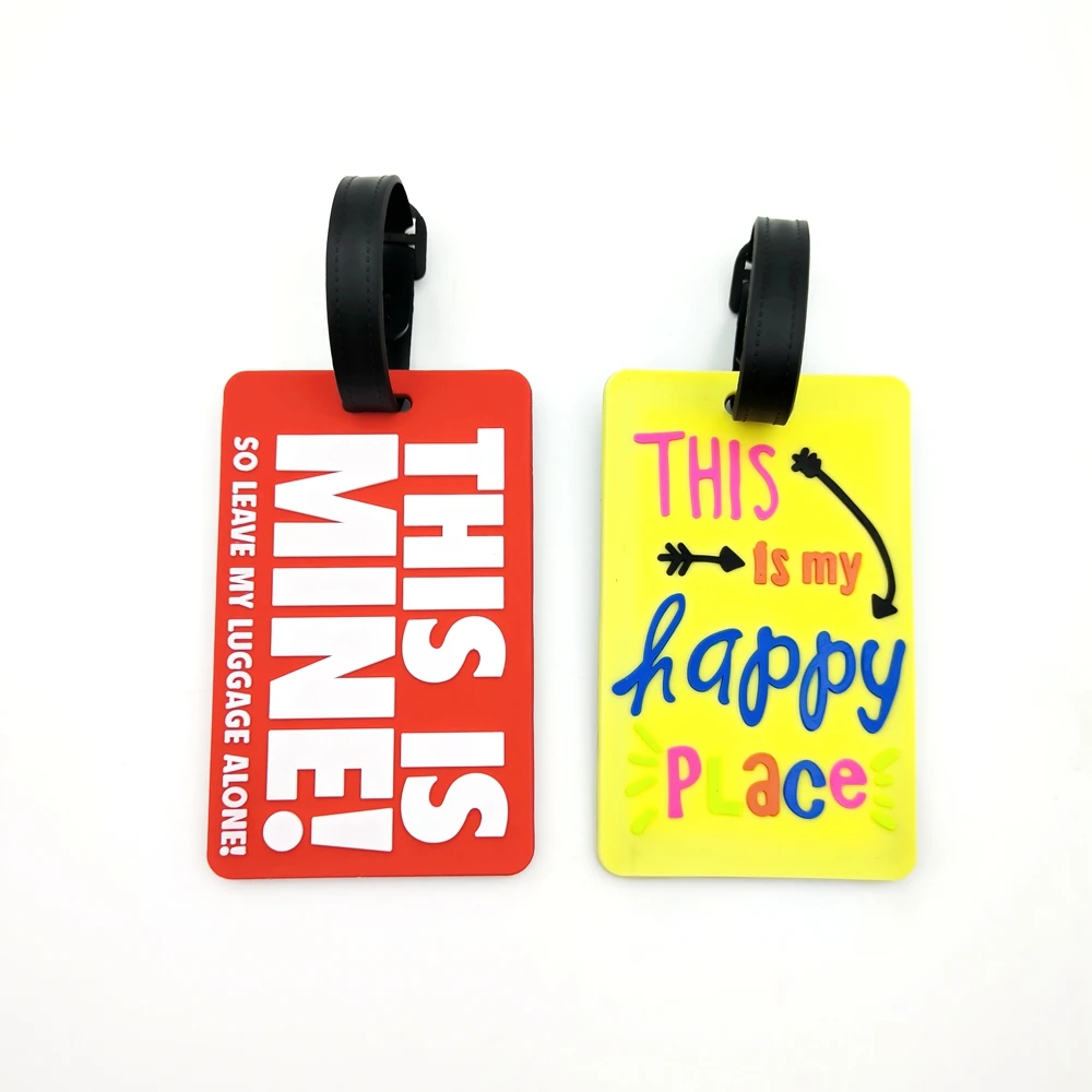 1pc/2PCS letter luggage tag, hang tag, business trip, airport luggage, anti loss ID tag, luggage name tag, male and female