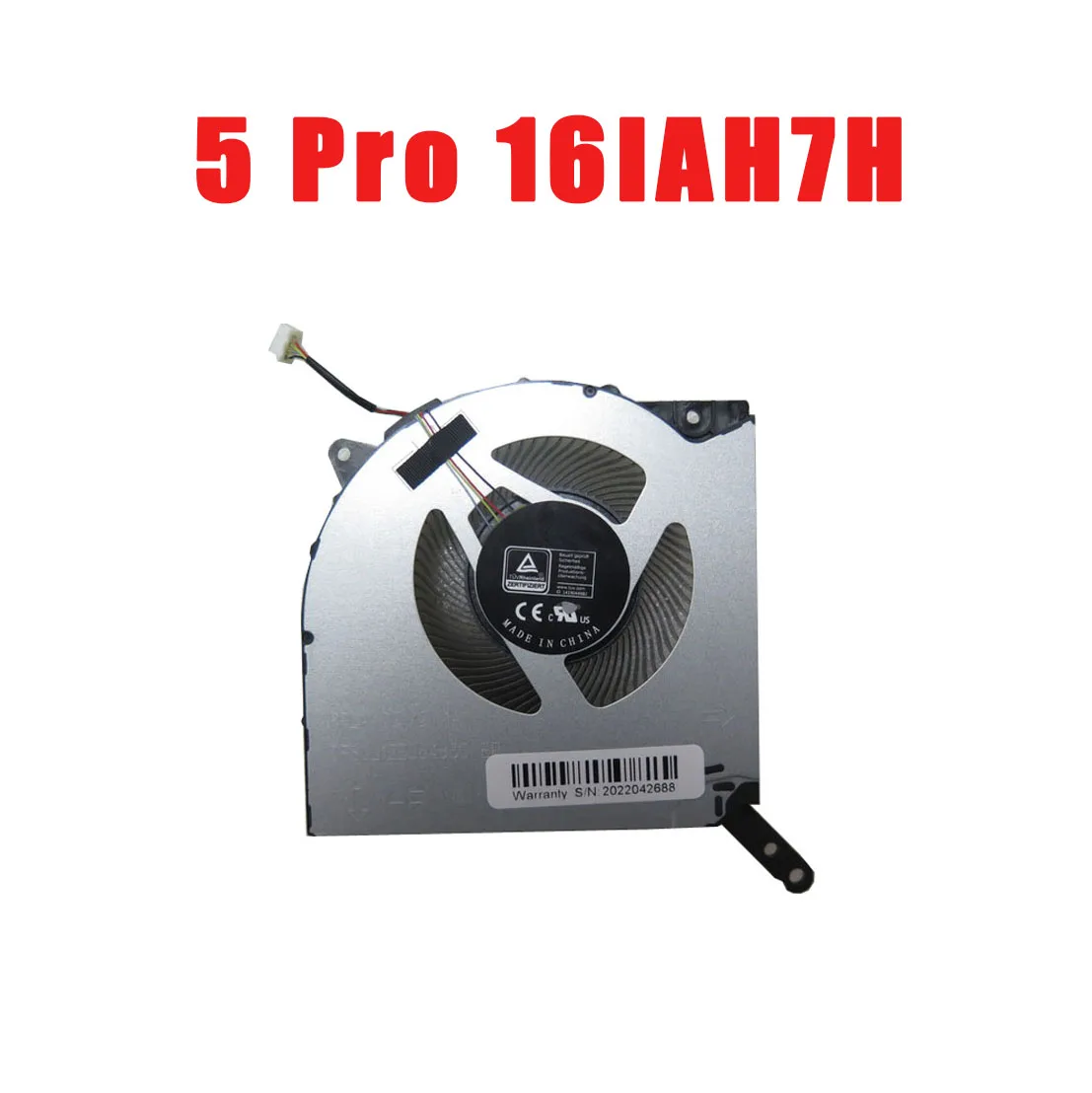 مروحة تبريد الكمبيوتر المحمول لينوفو لـ Legion 5 Pro 16IAH7H 82RF DFSCL12E06486Q-FPLA تيار مستمر 12 فولت 1A جديد