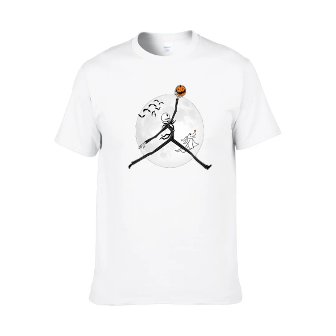 Halloween Pumpkin King graphic T-shirt Summer Fashion Leisure High-end Versatile Pure cotton Men's And Women's Y2K T-Shirt