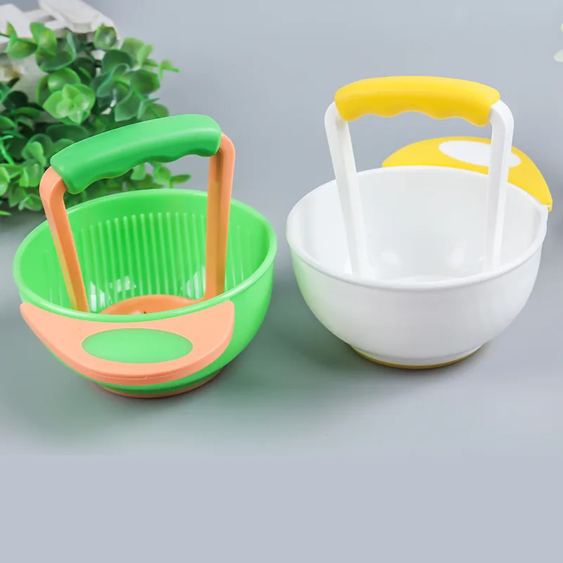 Baby food grinding bowl Baby fruit and vegetables grinding bowl and grinding stick set