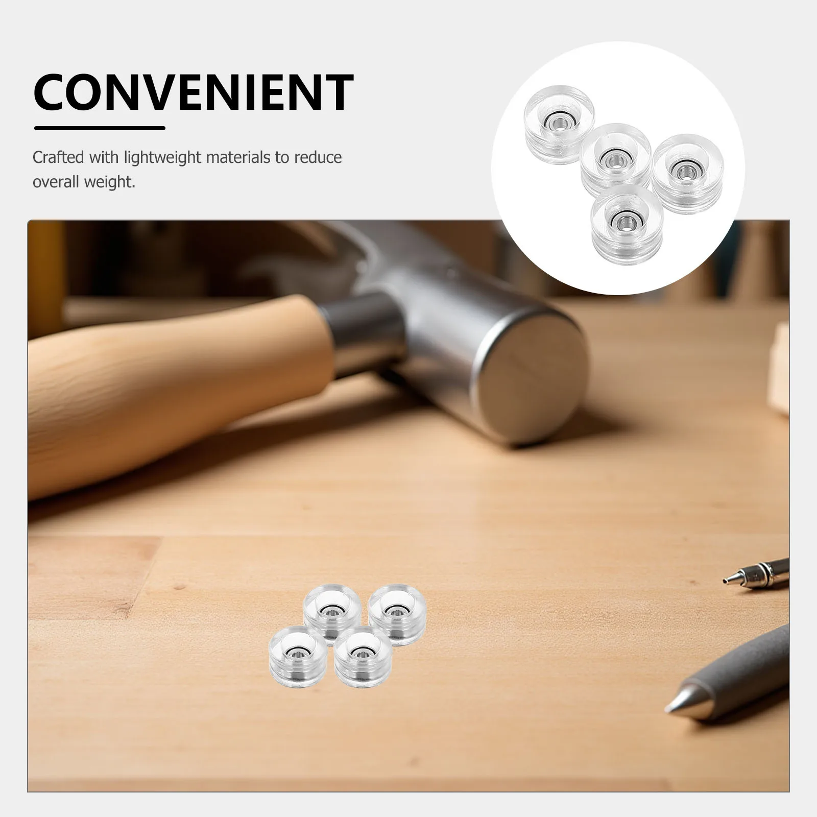 ล้อสเก็ตบอร์ดนิ้ว 4 ชิ้น ลูกปืนความเร็วสูง ประสิทธิภาพการทำงานราบรื่น ลูกปืนมินิสำหรับเปลี่ยน อุปกรณ์เสริมสเก็ตบอร์ด