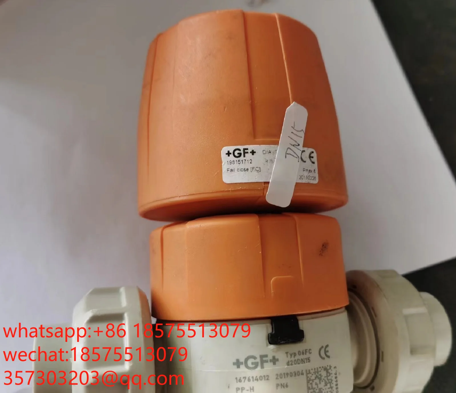 

For +GF+ 167614012 DN15 PP-H EPDM Pneumatic Diaphragm Valve 1 PIECE