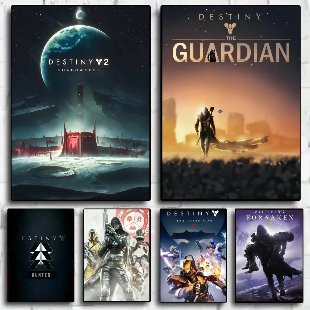 Destiny 2 Raid Video Game Poster HD art sticky wall waterproof home living room bar decoration