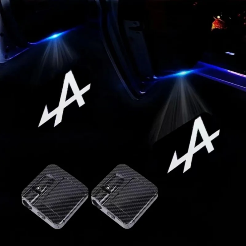 

2PCS Wireless Car Door Logo Projector Light For For Scenic Megane Koleos Arkana Espace Laguna LED Courtesy Wireless Accessories