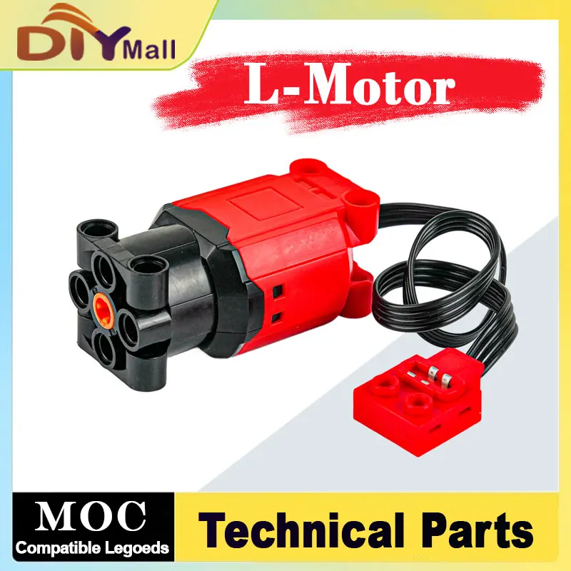 

MOC L Motor Building Blocks Steering Power Remote Control Lithium Motor MOC Technology Machinery Toy Gift