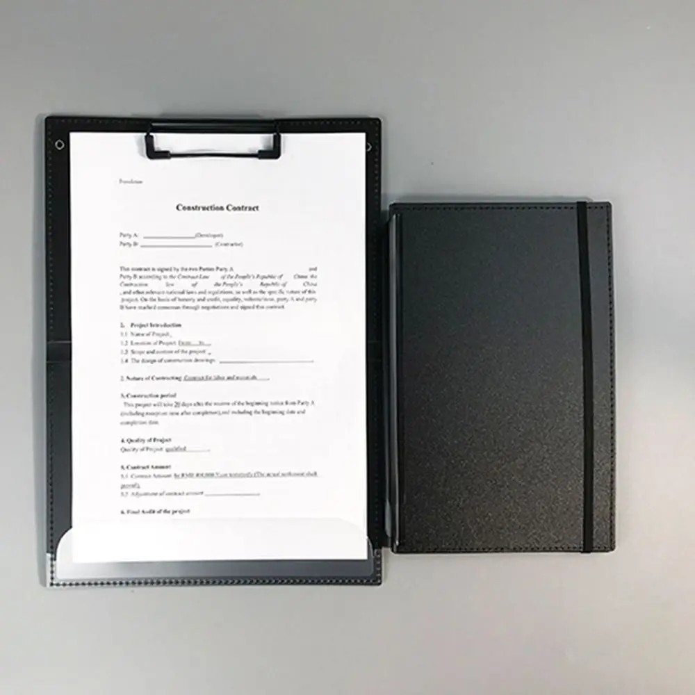 Clip Sheets Foldable Nursing Clipboard with Clip 2/3 Layers A4 File Board Clip Portable Colorful Writing Pad Office Stationary