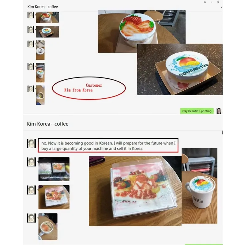 STLF WJW Latte Art Printing Machine Coffee Art Printer