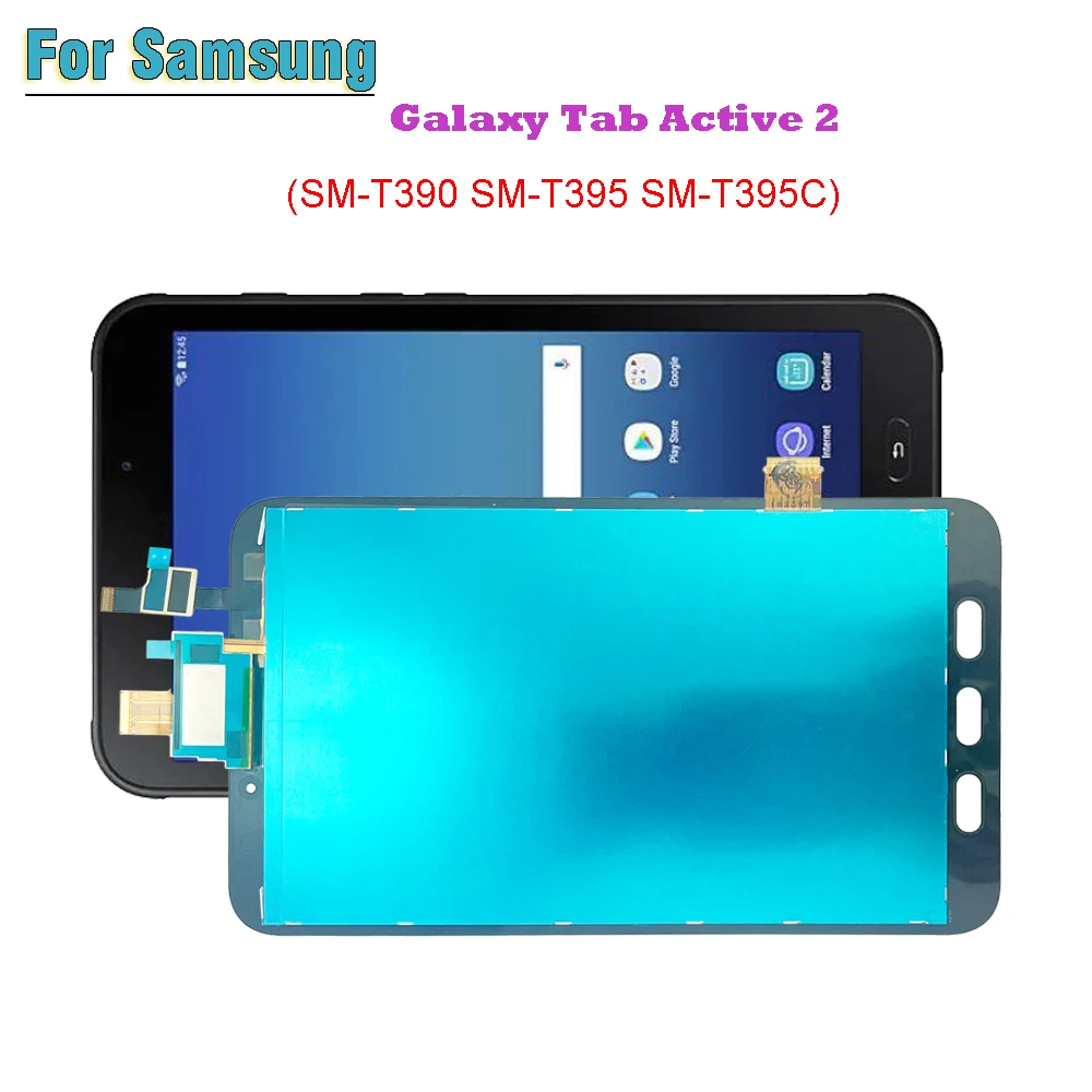 

Оригинальный планшет для Samsung Galaxy Tab Active 2, SM-T390 T390 T395, дисплей с сенсорным экраном, дигитайзер, стекло в сборе, ремонт