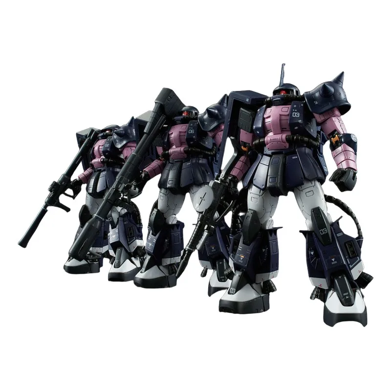 بانداي الأصلي RG ويب النسخة الحصرية MS-06R-1A الأسود ثلاثي النجوم مخصص عالية التنقل Zaku II أنيمي عمل الشكل الجمعية