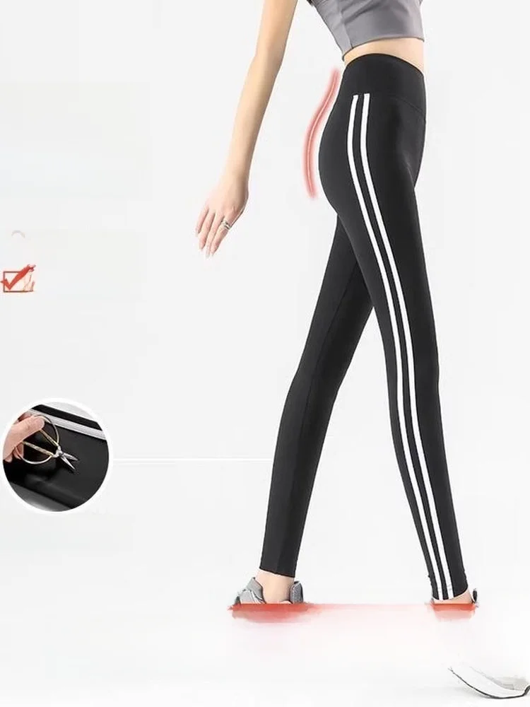 하이웨이스트 여성 요가 팬츠 피트니스 스킨 타미 컨트롤 힙업 롱 레깅스 캐주얼 바지