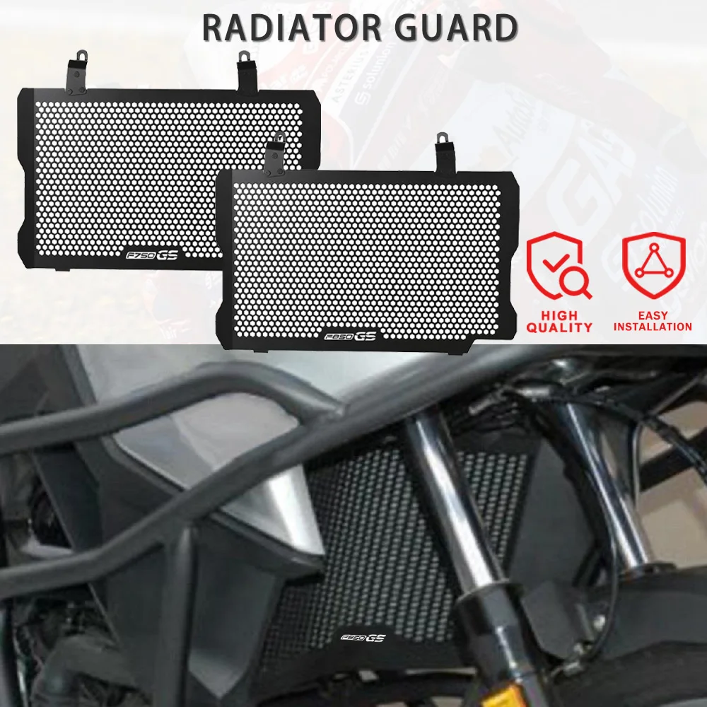 

2026 2025 2024 Moto Radiator Guard For BMW F750GS F850GS ADVENTURE F750 F850 F900GS 2018-2023 Radiator Protector Grille Cover