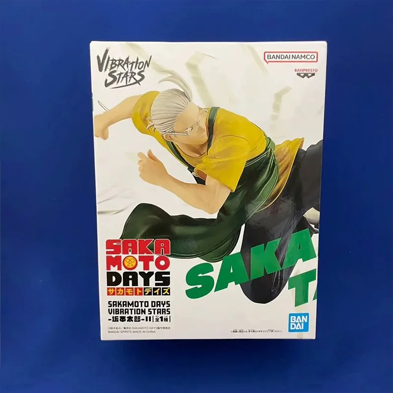 

in stock Original Genuine BANDAI NAMCO BANPRESTO SAKAMOTO DAYS VIBRATION STARS Taro Sakamoto PVC 17cm Figure model toy gift