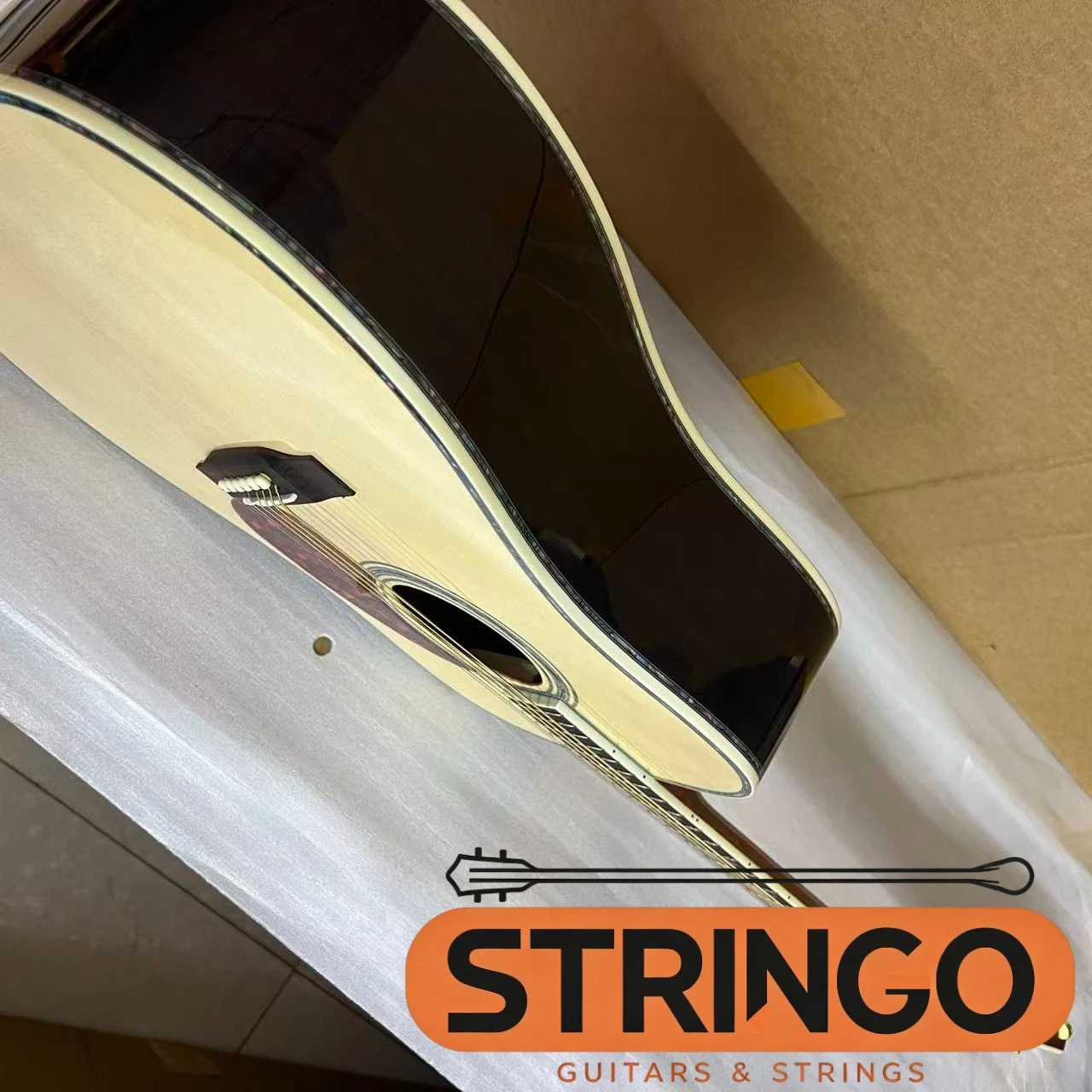 41 Inch D45 Body Deluxe Acoustic Guitar Spruce Top Abalone Binding Advanced Player Sing Stage Guitar Red Grain Pickguard
