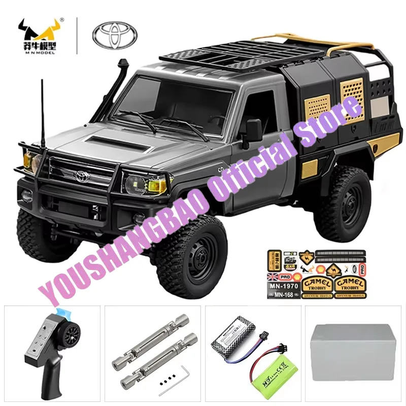 MN MN82 1:12 Retro Rc Car With LED Lights Full-scale Simulation LC79 Professional 4WD Remote Control Pickup RC Truck Model Toys