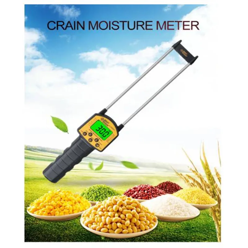 Digital Moisture Meter Cereal Moisture Meter AR991 Smart Sensor For Use In Corn Wheat Rice Grains Wheat Flour Monkfish Seed