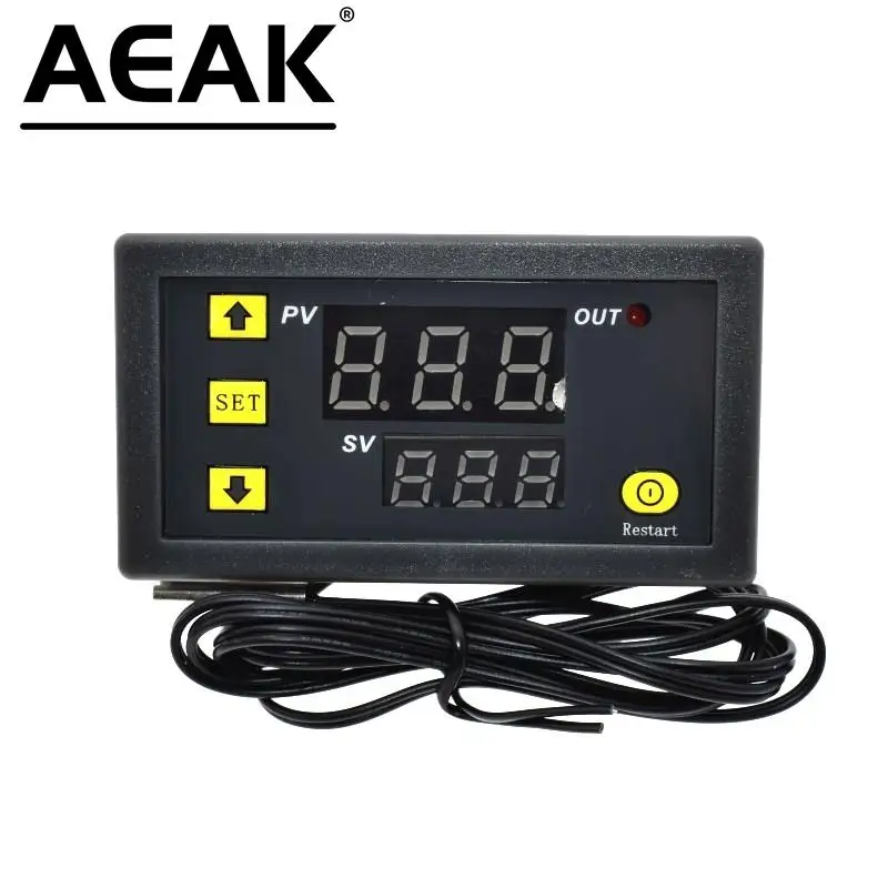 AEAK Timing Delay Timer Relay Module Digital LED Dual Display Cycle 0-999 Hours Adjustable Power Supplies Mayitr 1500W 0-999h