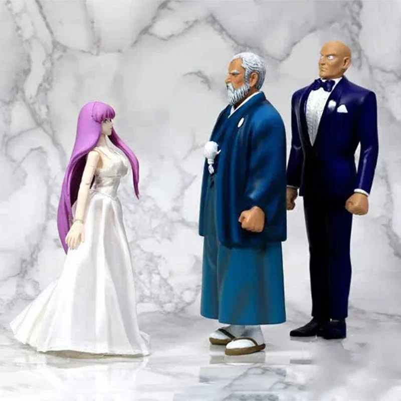 

Оригинальная аниме-фигурка Saint Seiya Myth Cloth: Токумару Татсуми, Мицумаса Кидо, дедушка Афины Саори Кидо, фигурка для коллекционирования