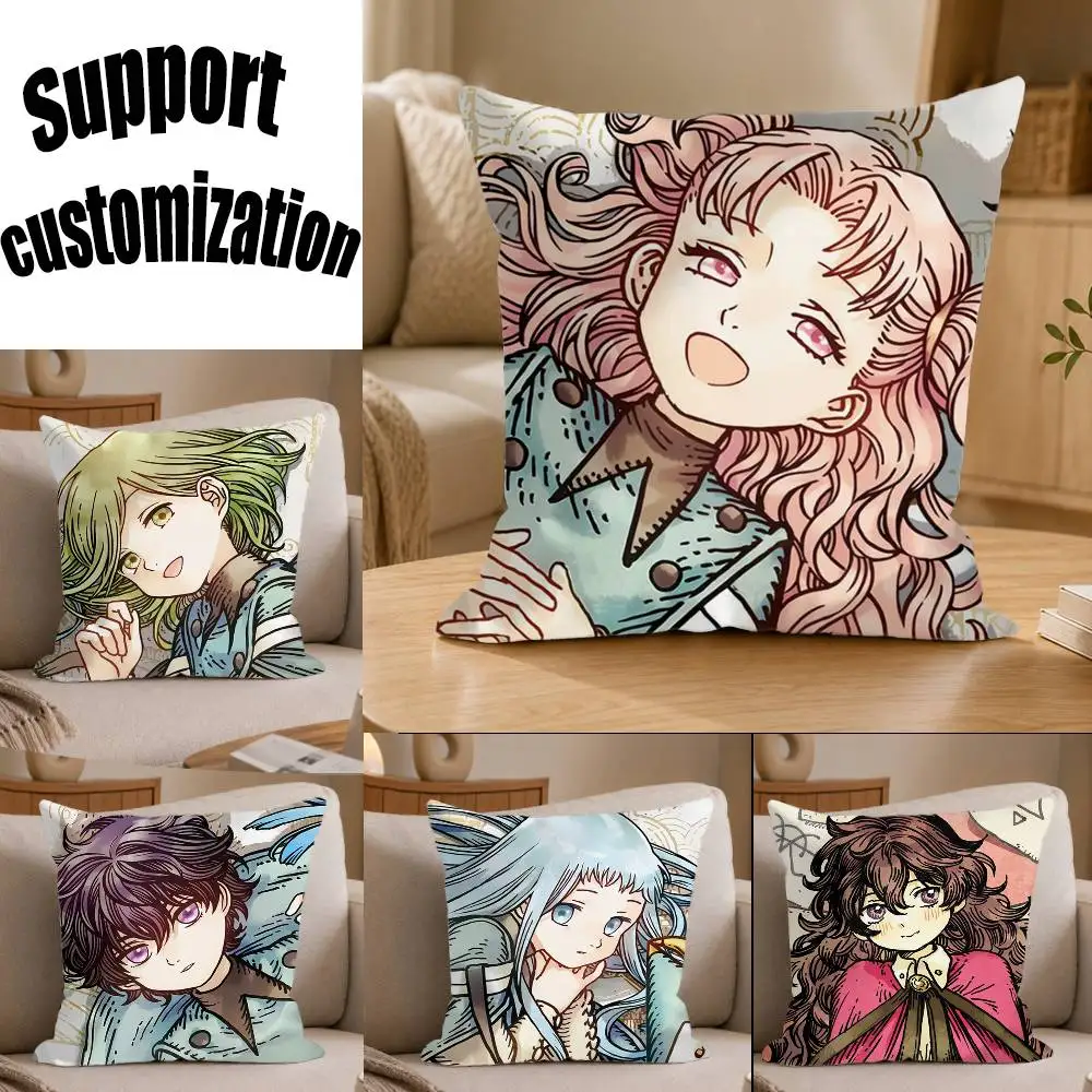 Manga A-Atelier Of Witch Hat-S Square Sofa Pillow Cover Solid Color Living Room Home Decor Cushion Case