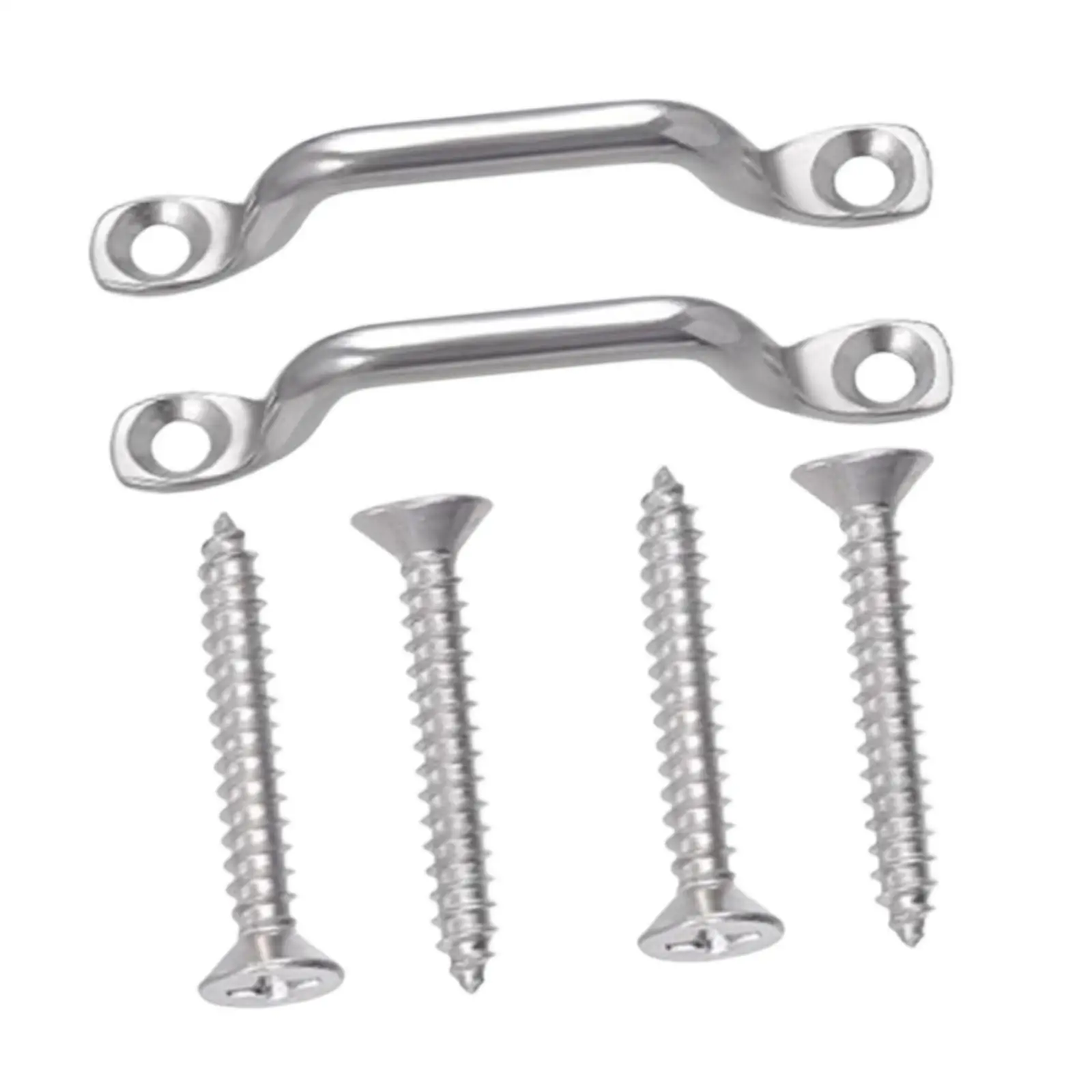 Kayak Pad Eyes Direct Replace Fittings with Screws Accessories Marine Hardware Fast Installation Sturdy Heavy Duty Kayak Handle