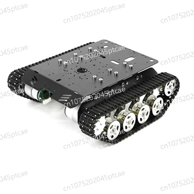 for Arduino Programmable with 12V Metal Encoder Motor New 8KG Big Load Shock Absorb Tracked Robot Tank Car Chassis Smart Vehicle