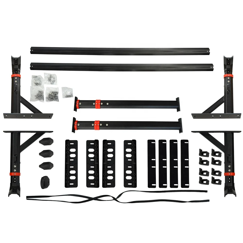 

Heavy Duty 4x4 Accessories Aluminum Car Rear Cargo Carrier Adjustable Roof Rack Roll Bar for Jeep Gladiator JT