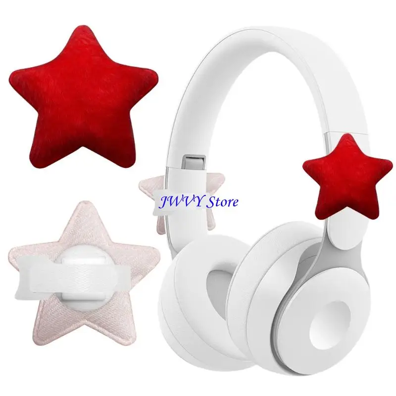 573A Pair Of Plush Gaming Headphone Decors Soft Ear Pad Protectors For Comfort Wear