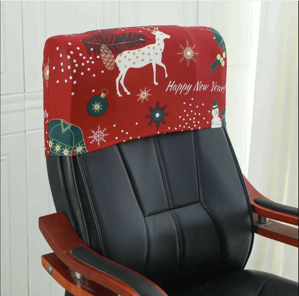 Elastic Office Chair Backrest Cover Head Pillow Protector Backrest Slipcover Dust-proof Chair Back Covers 의자 Head Cover Durable