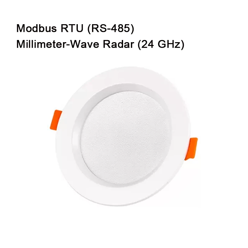 24 GHz Millimeter-Wave Radar MMWave Presence Sensor for Indoor Human Detection Smart Campus RS485 Communication Protocol
