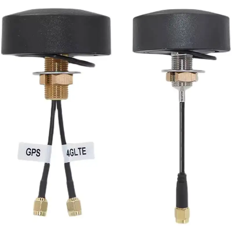 High Gain Waterproof Omni Directional Screw Mount Mimo Outdoor 2 in 1 Combo GPS+ GSM 2.4G 3G LTE 4G 5G Combination Antenna