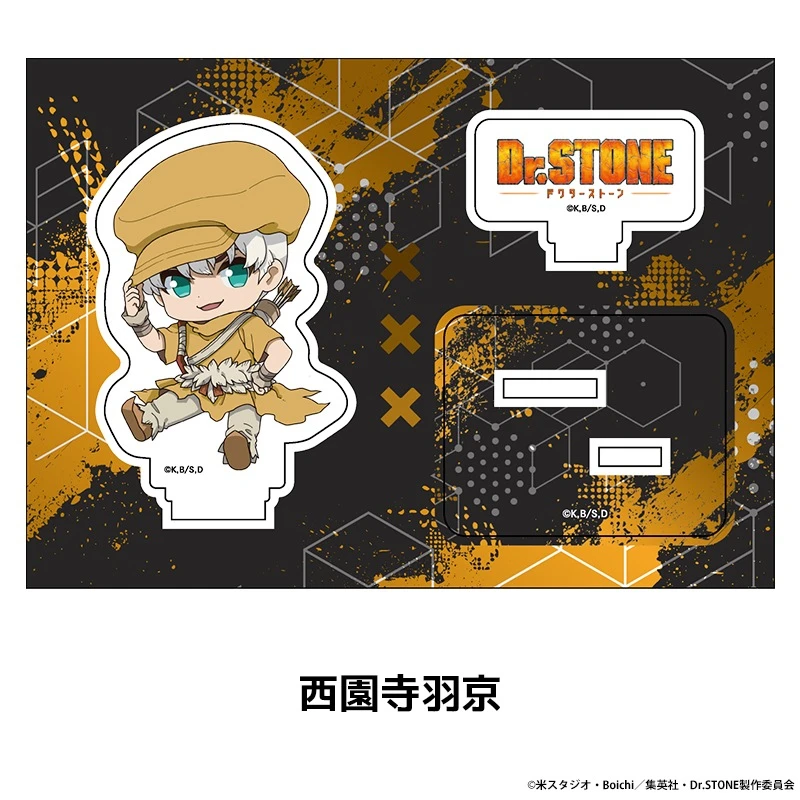 Dr STONE Acrylic Anime Stand Model Plate Decoration Desk Figure Display Fans Girls Gift Cartoon Peripheral Product Tableware