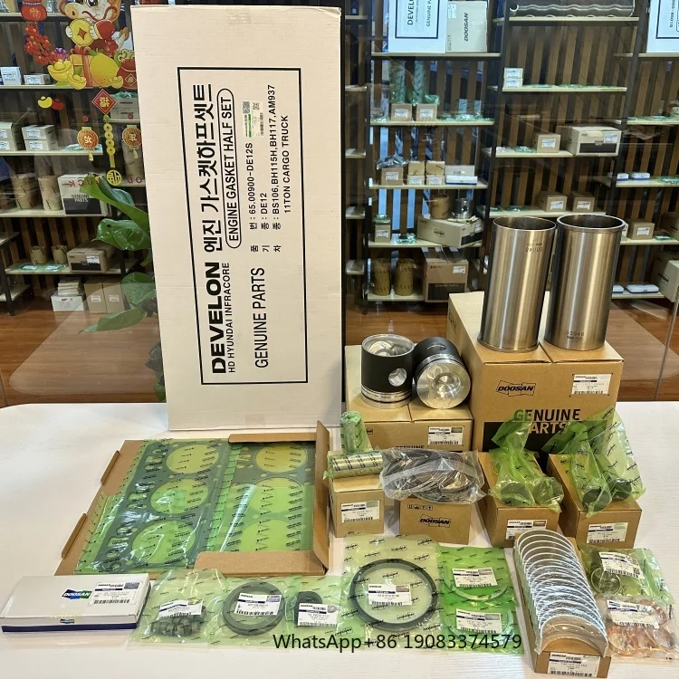

Полный комплект прокладок для Doosan Daewoo Develon DE12 150115-00006, комплект запасных частей для дизельного двигателя, комплект для ремонта деталей Doosan