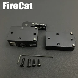 Tactical CNC RM Mini Red Dot Sight Scope Mount With QD Auto Lock Riser Plate fit 20mm Weaver Picatinny Rail Rifle for hunting