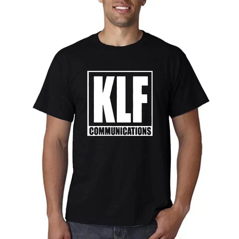 The KLF - Communications British Electronic Band T-Shirt Short Sleeve Cotton