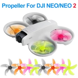 Five Leaves for DJI Neo /NEO 2 Propellers Colored Props Quick Release Props Paddle Blade Low-Noise Propellers for DJI Neo NEO 2