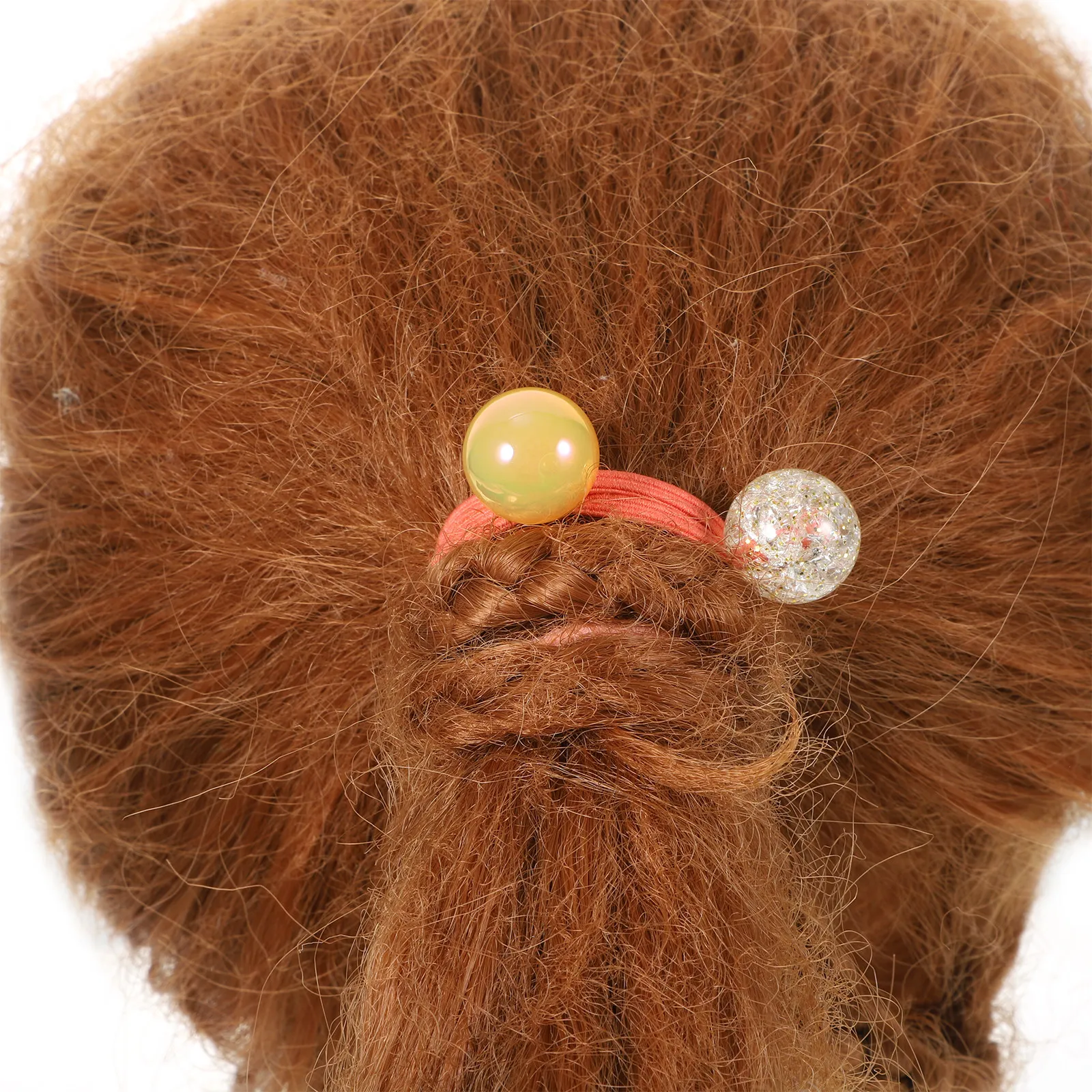 

14 Pcs Candy Color Round Ball Hair Ties Elastic Ponytail Holders for Girls Mixed Colors Daily Accessories Hair Care Styling