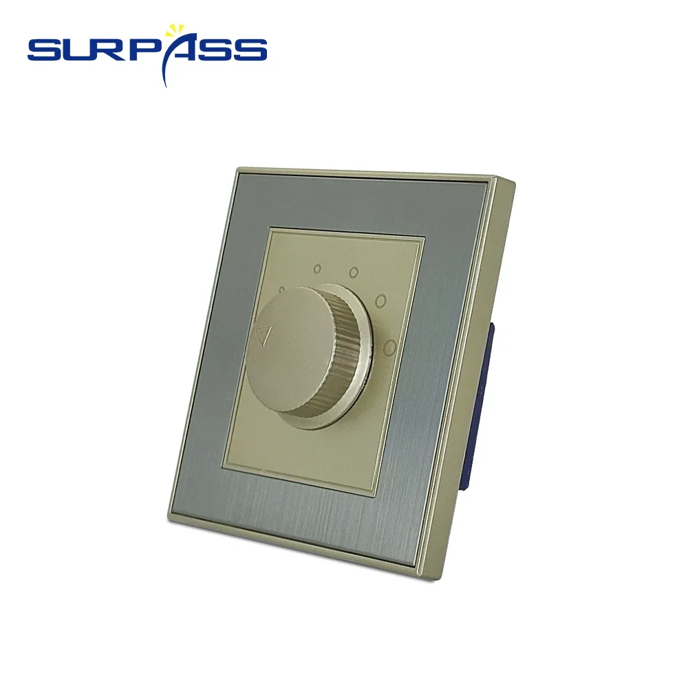 Regulator głośności Panel ścienny pięciopoziomowy segmentowy jednokierunkowy przełącznik sterowania kanałem głośnikowym 100V/70V dla hotelu