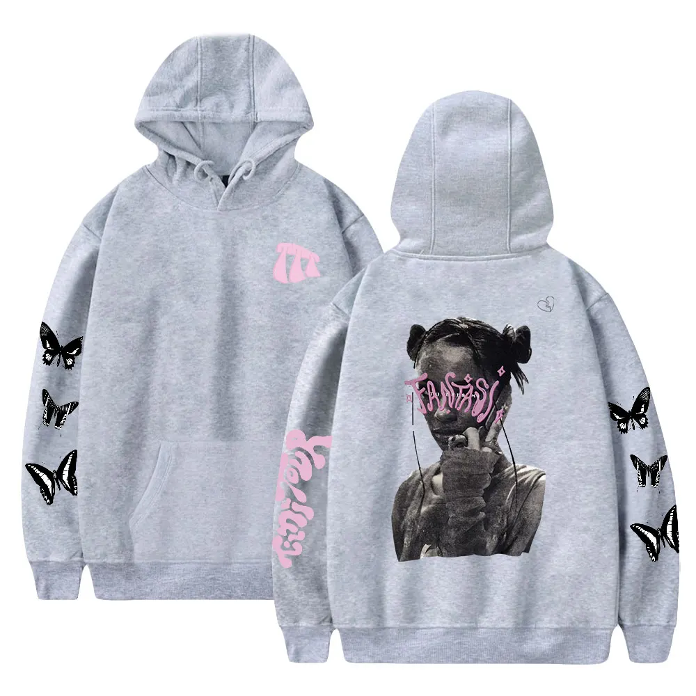 แฟชั่นTini Stoessel Hoodie Tini Tour MerchแขนยาวStreetwearผู้ชายผู้หญิงHooded Sweatshirtเสื้อผ้า