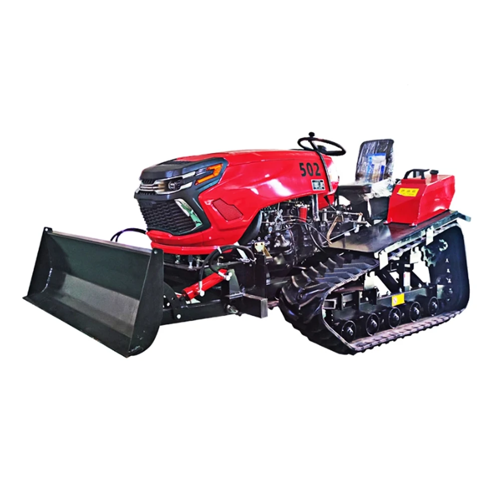 Multifunctional Small Agricultural Crawler Diesel Rubber Track Tractor with Seat-Type Design for Easy Farm Operation