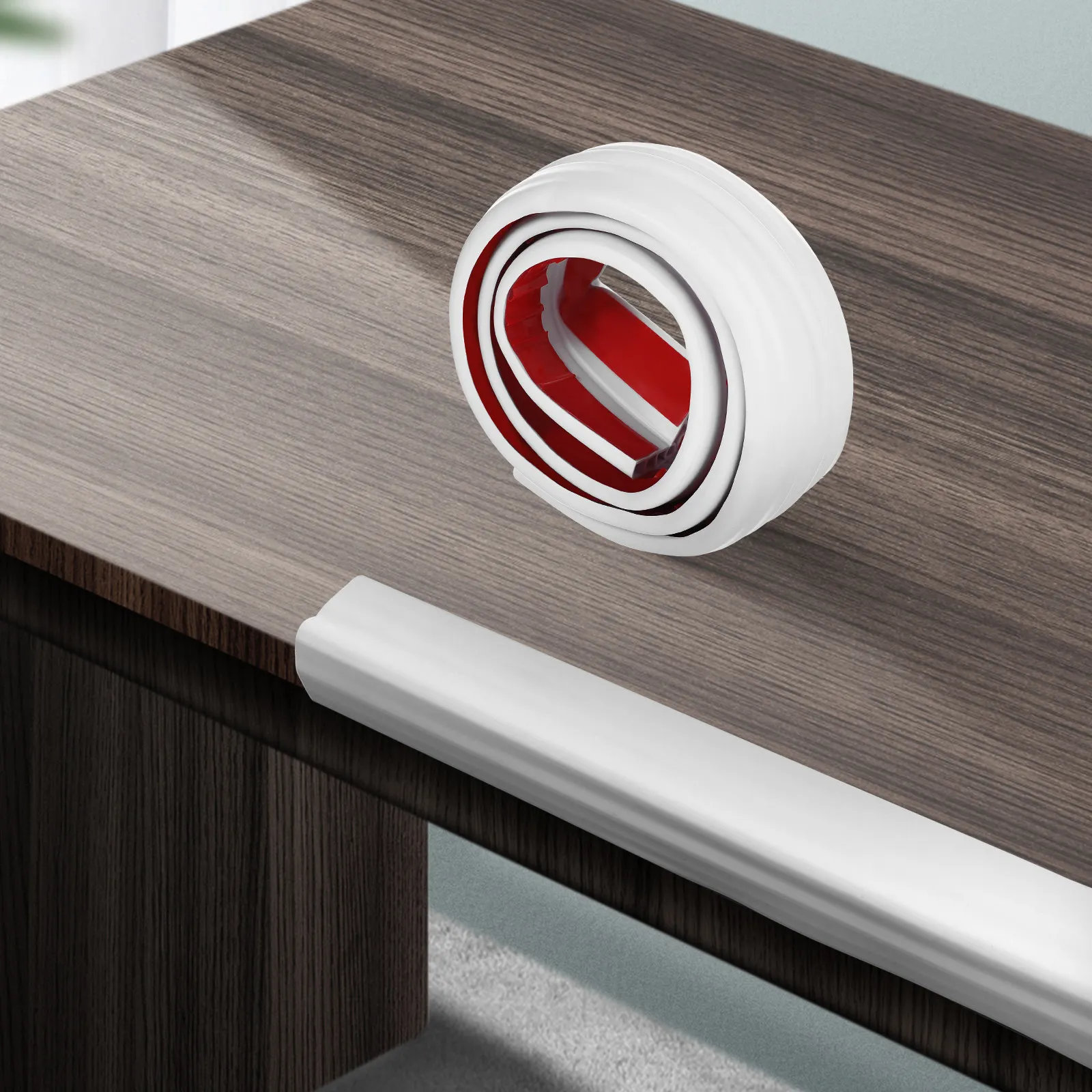 

Защитная полоса для края стола, сверхпрочная, из мягкого пластика, с прочным клеевым слоем, для столешниц, полок, дверных рам