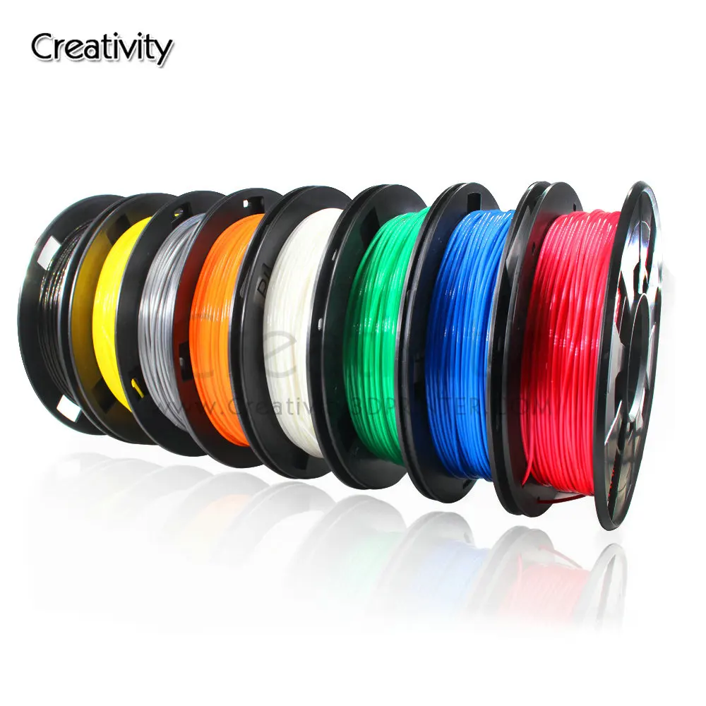 3D Printer PLA Filament 1KG 1.75mm Plastic Rubber Consumables Material a variety of colours filament 3D Printer Filament