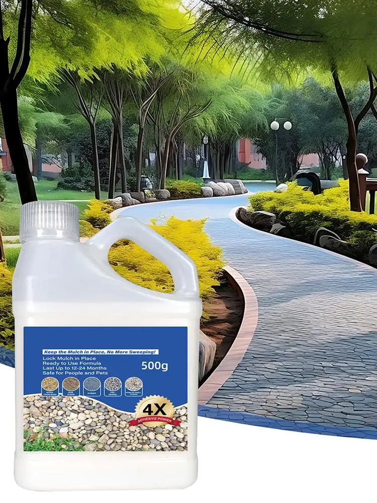 AliExpress NONE 500g Mulch Rock Adhesive Pea Gravel Sticky Rock Glue Fast Drying Glue Outdoor Yard Patio Stones Landscape Adhesive