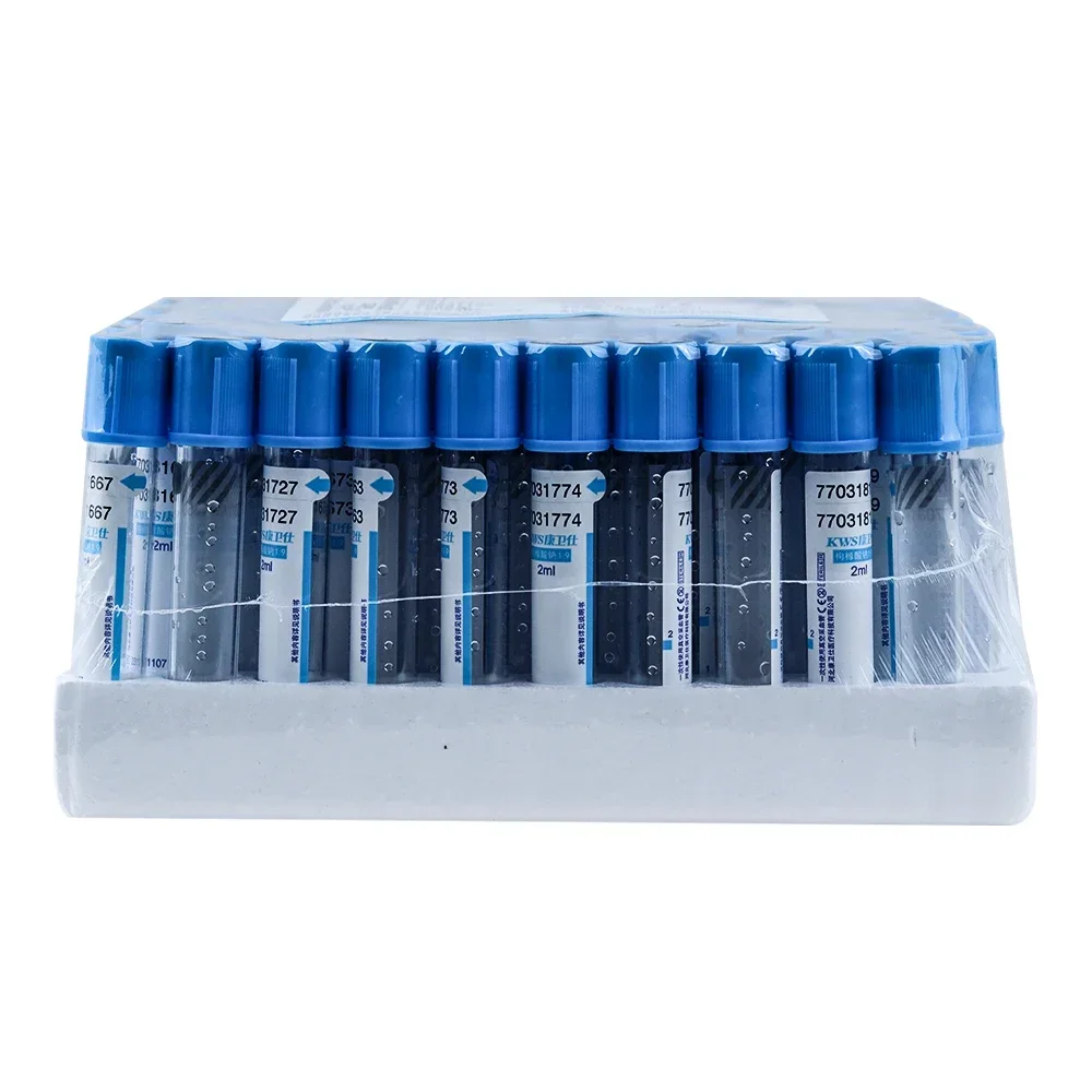 100pcs 2ml/5ml/10ml Vacuum Blood Collection Tubes Micro-volume Peripheral Blood Collection Tube for Pet Hospitals Lab