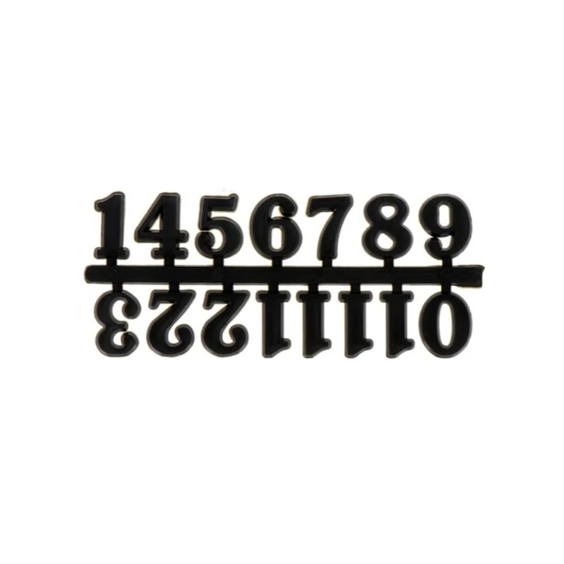

1 Set Clock Numbers Plate DIY Arabic Roman Numeral Mechanism Wall Clock Part